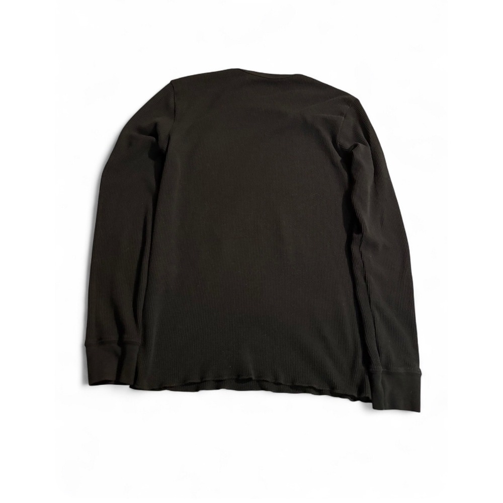 Famous Stars and Straps Mens Black Thermal Long Sleeve Skull Rose Y2K Shirt M - Picture 4 of 7